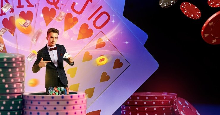 Ilustrasi pengguna menikmati bonus harian dengan ponsel di rusiatoto
